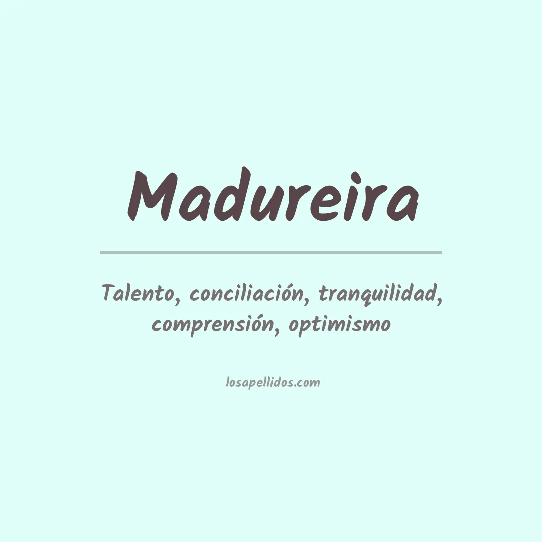 Apellido Madureira