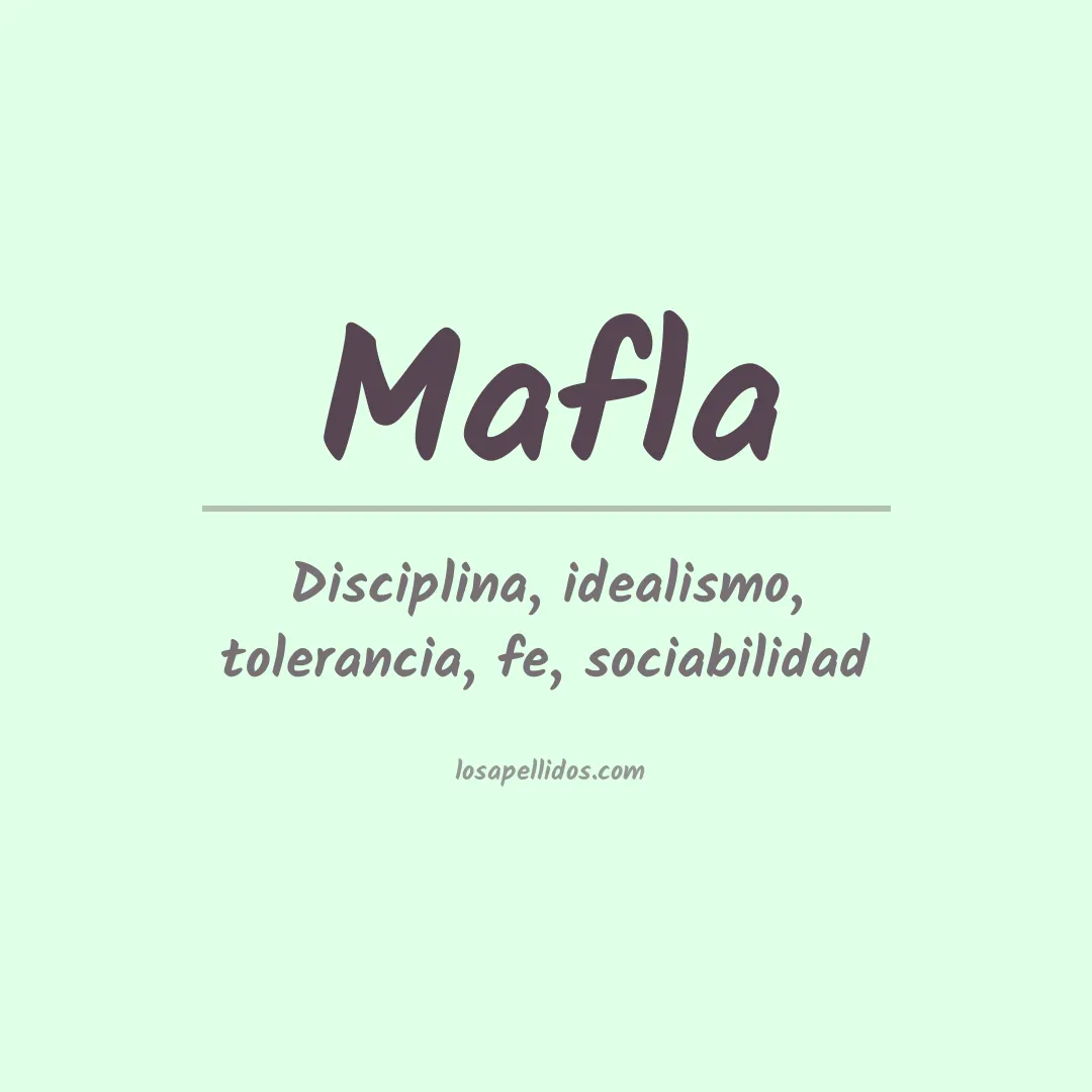 Apellido Mafla