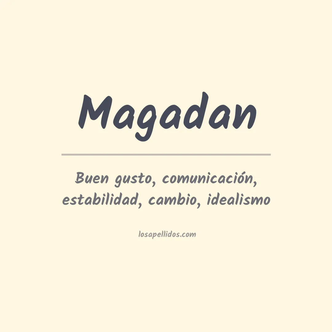 Apellido Magadan
