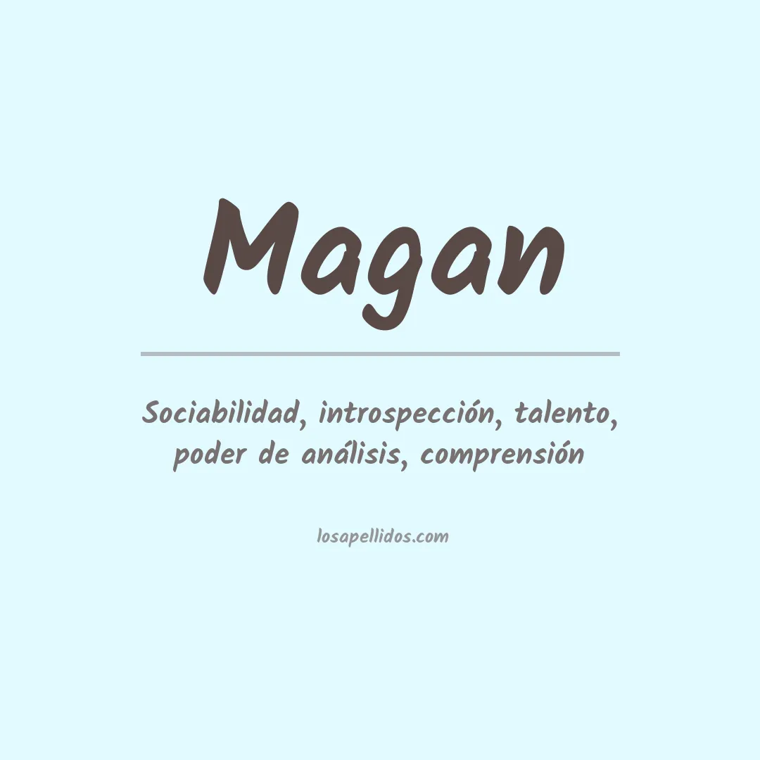 Apellido Magan