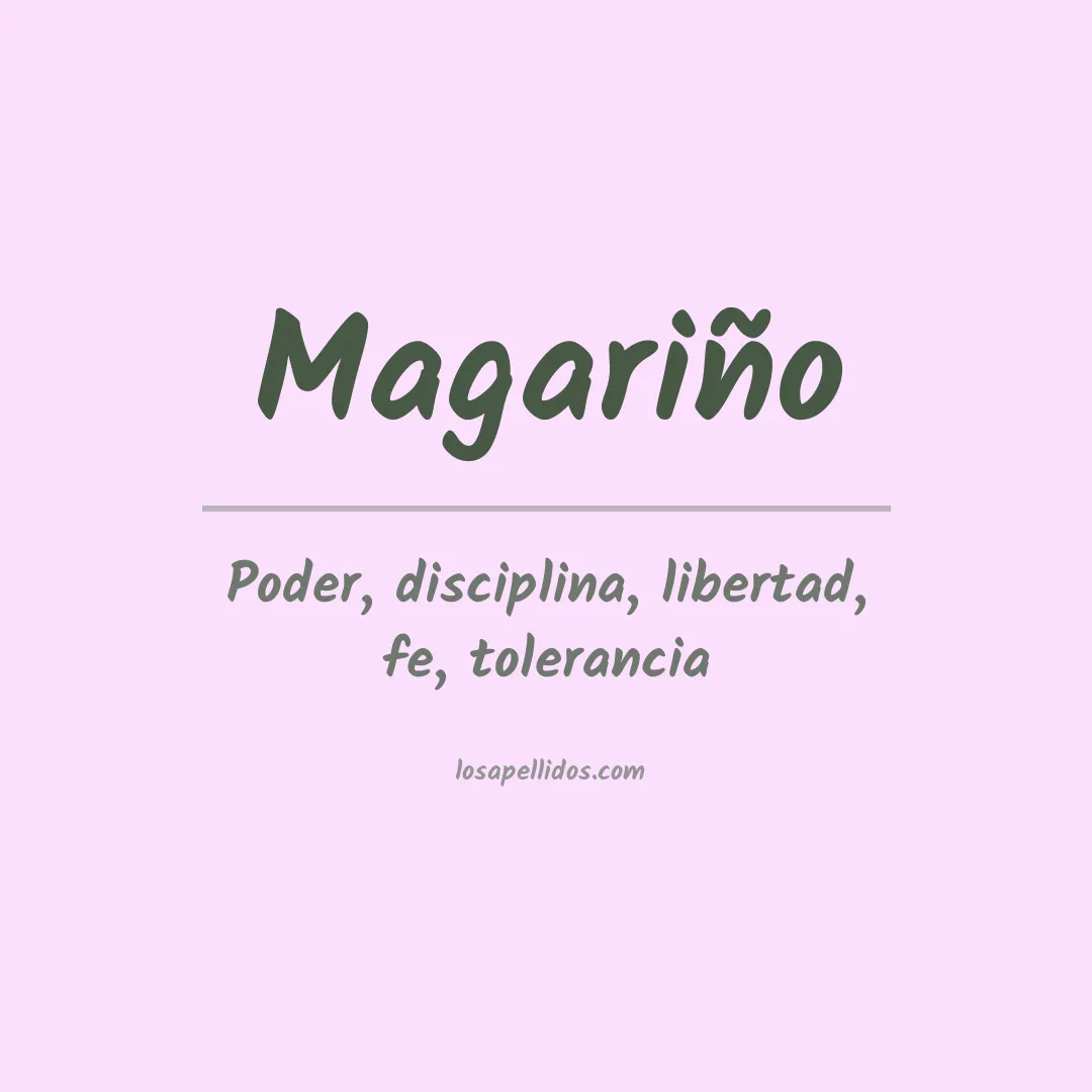 Apellido Magariño