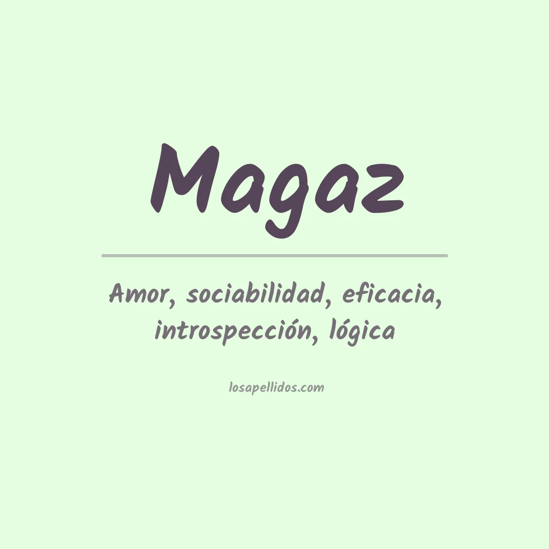 Apellido Magaz
