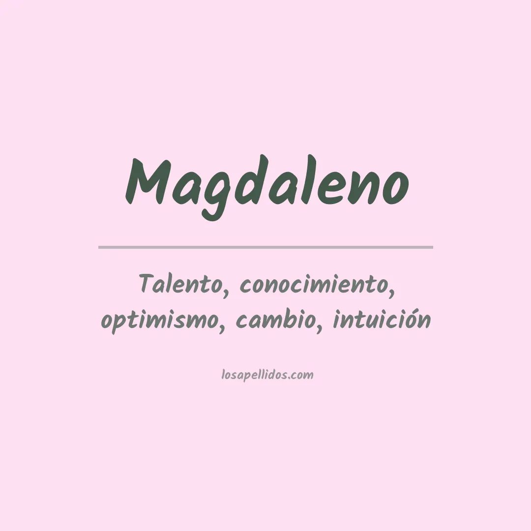 Apellido Magdaleno