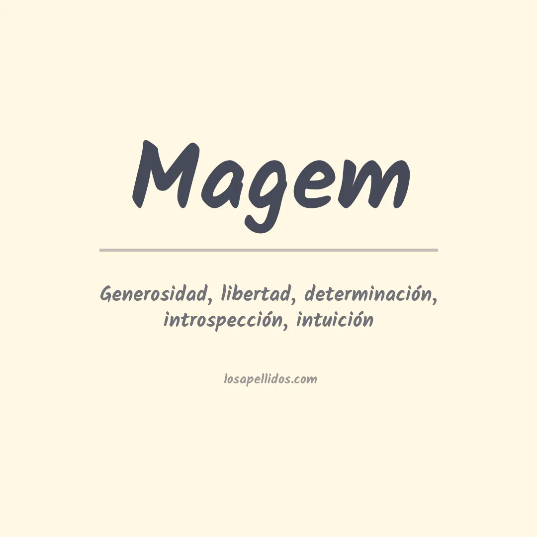 Apellido Magem