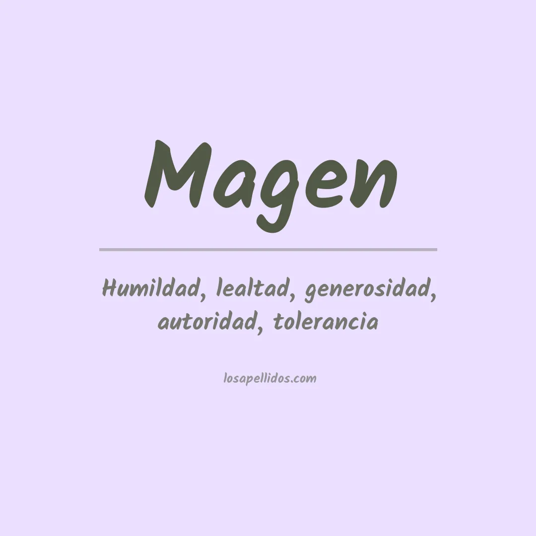 Apellido Magen