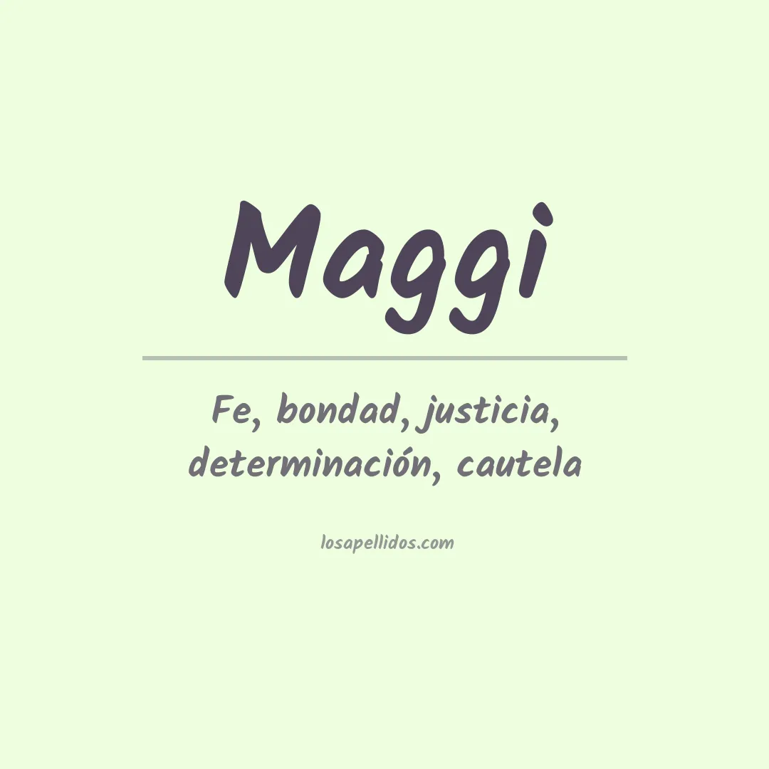 Apellido Maggi