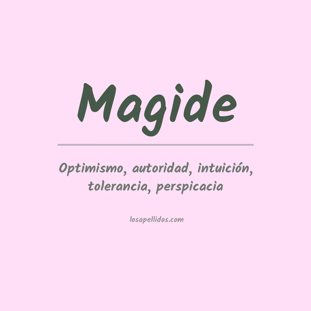 Apellido Magide