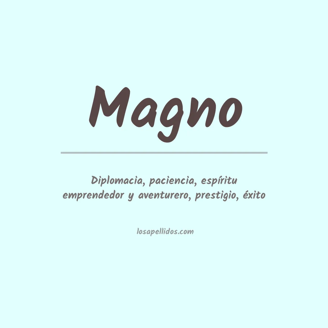 Apellido Magno