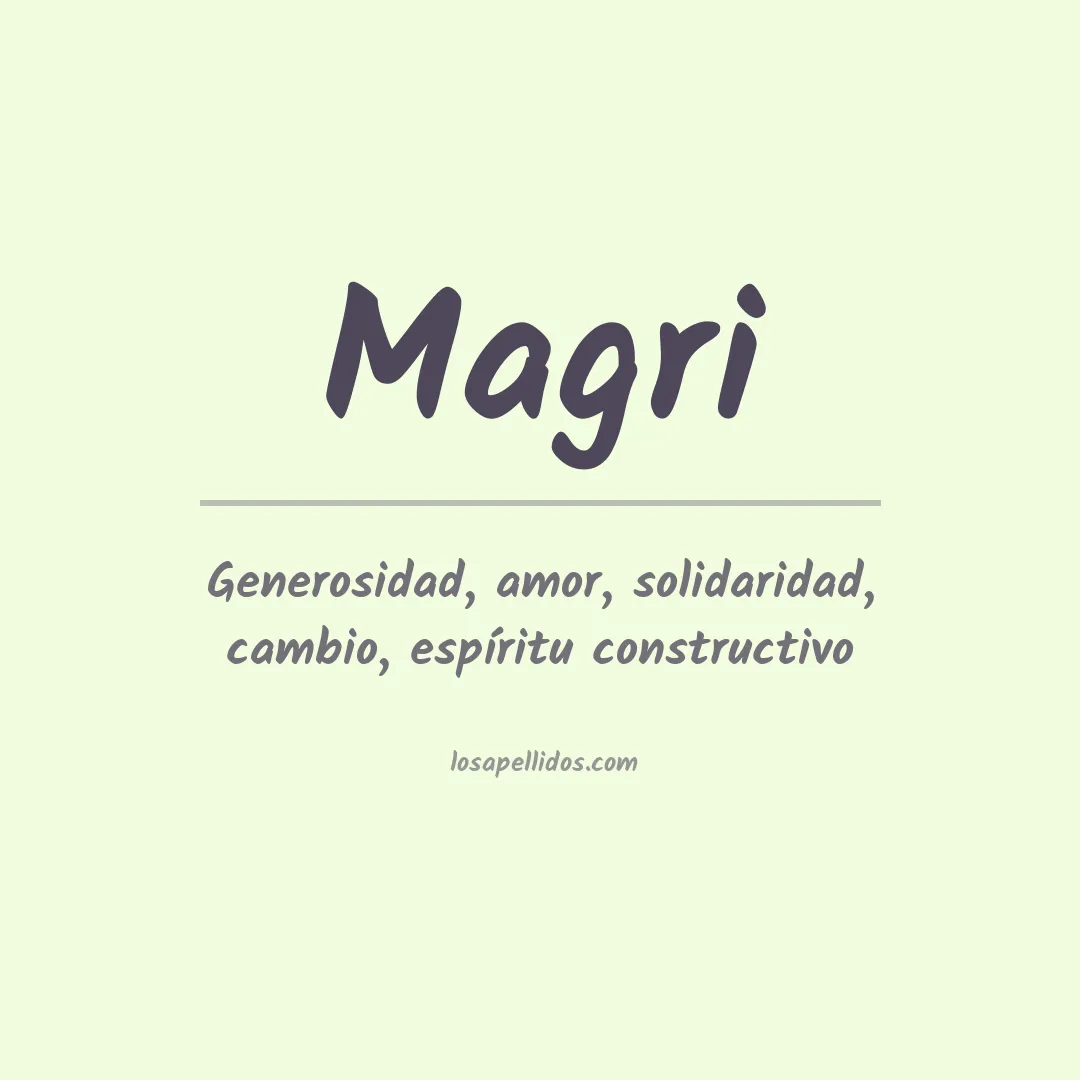 Apellido Magri
