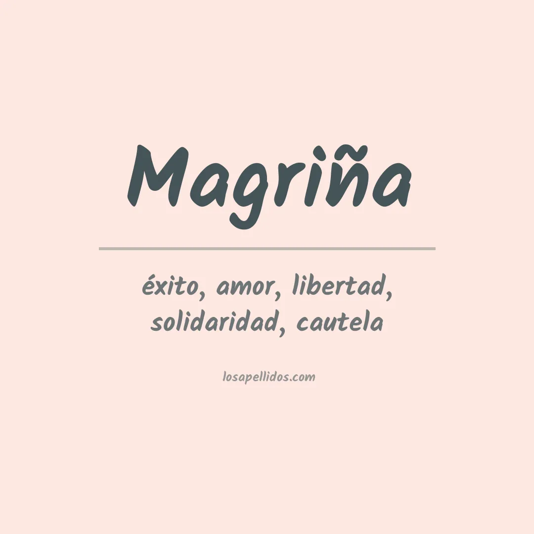 Apellido Magriña