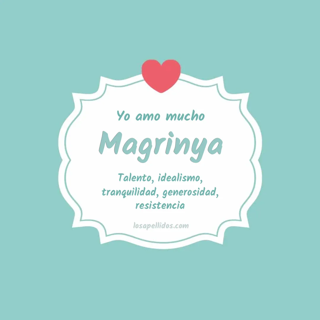 Yo amo mucho Magrinya