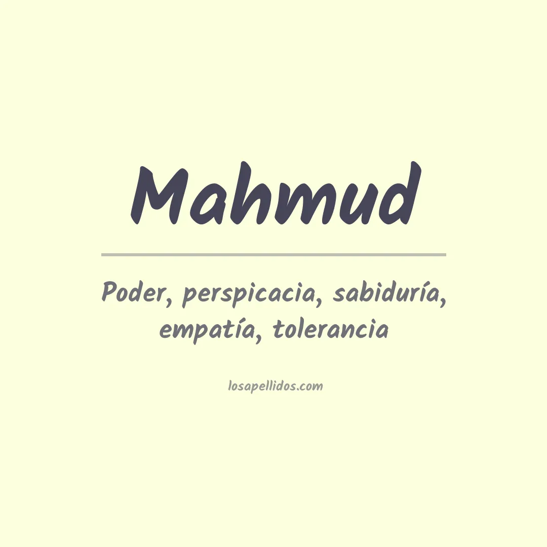 Apellido Mahmud