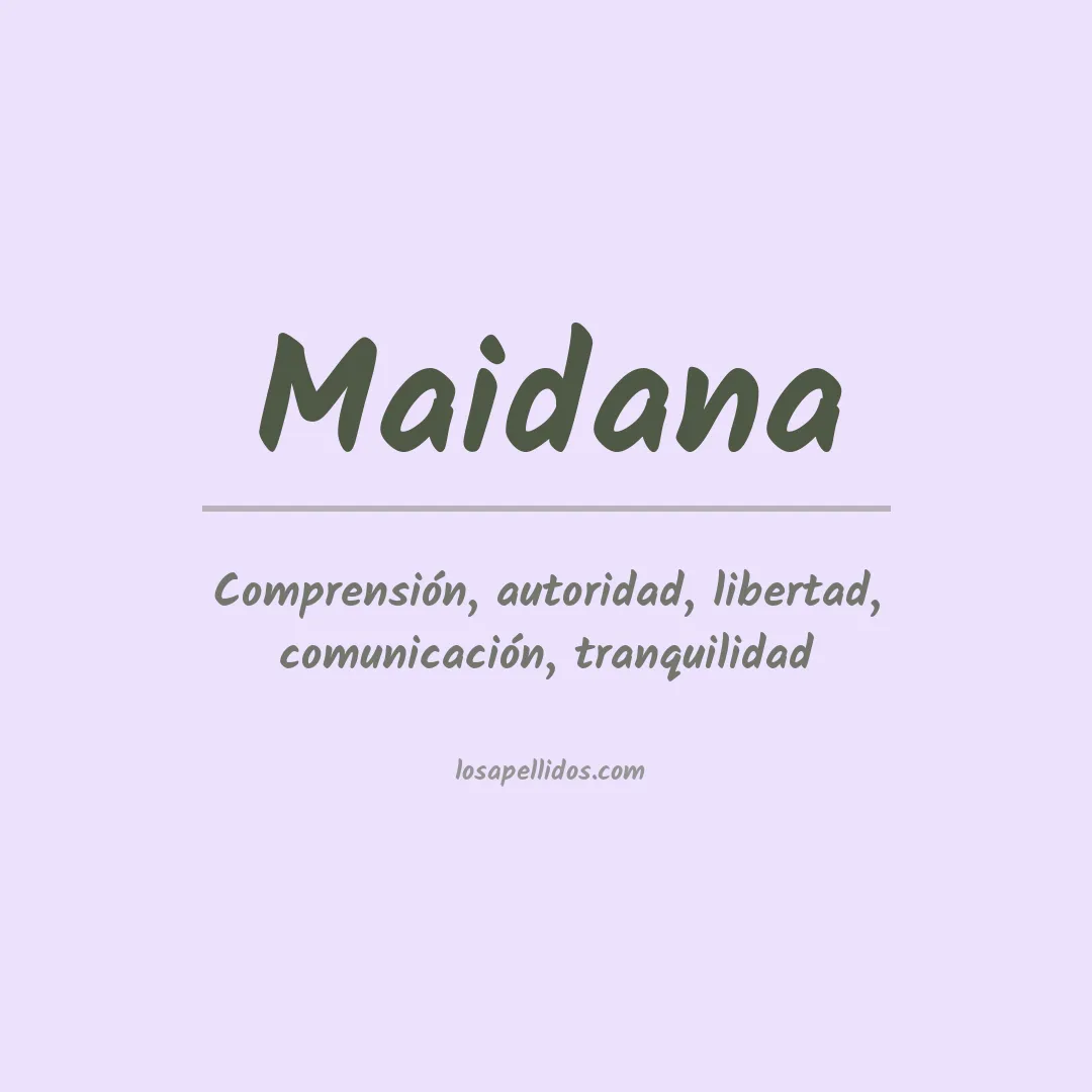 Apellido Maidana