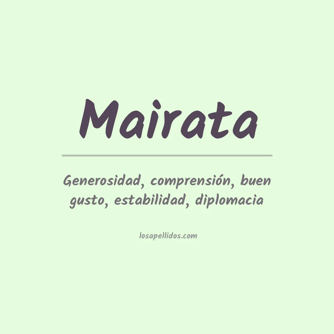 Apellido Mairata