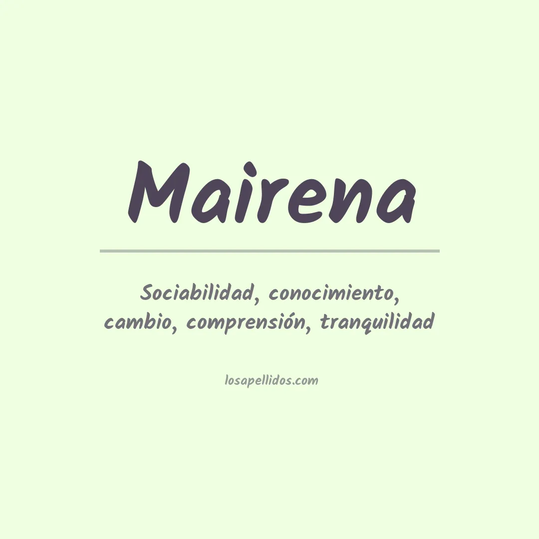 Apellido Mairena