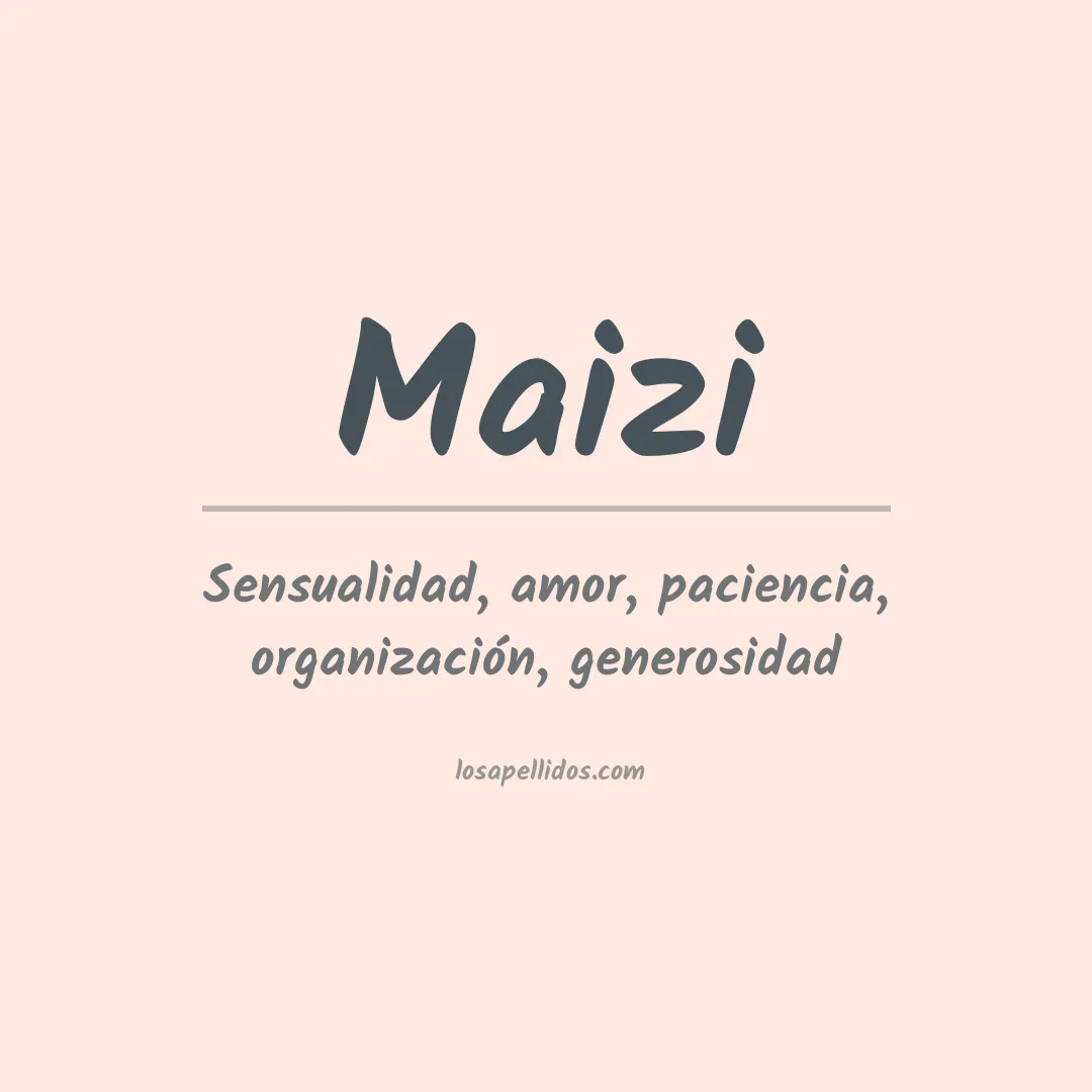 Apellido Maizi