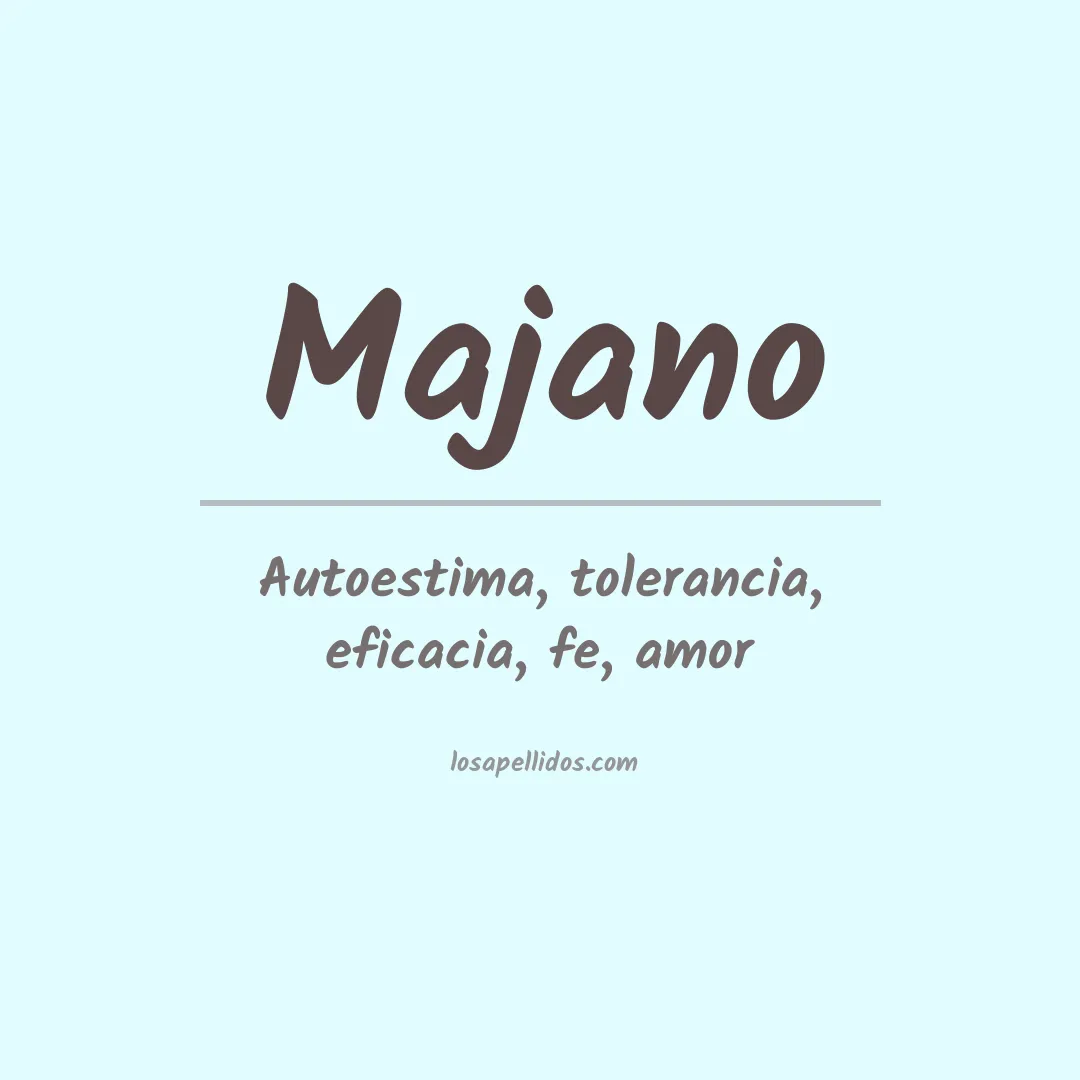 Apellido Majano