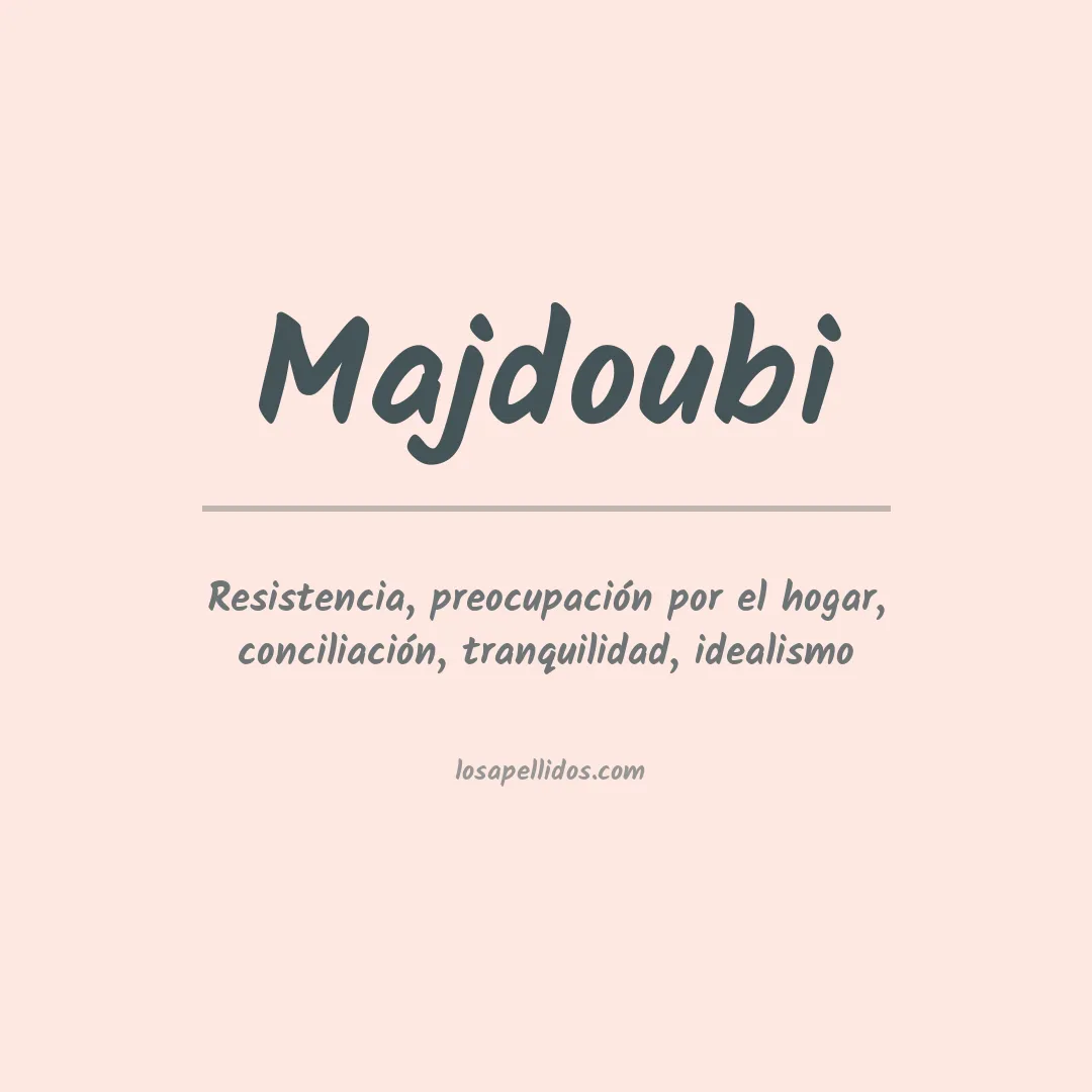 Apellido Majdoubi