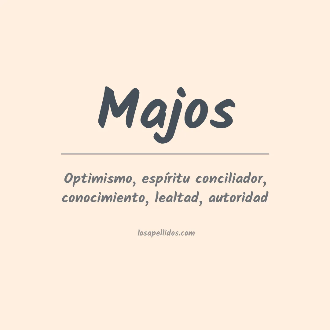 Apellido Majos