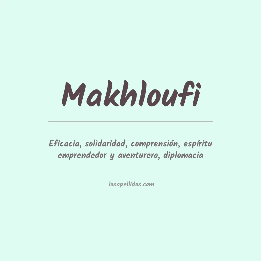 Apellido Makhloufi