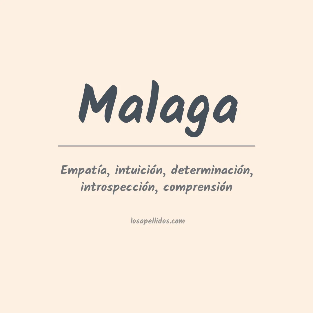 Apellido Málaga