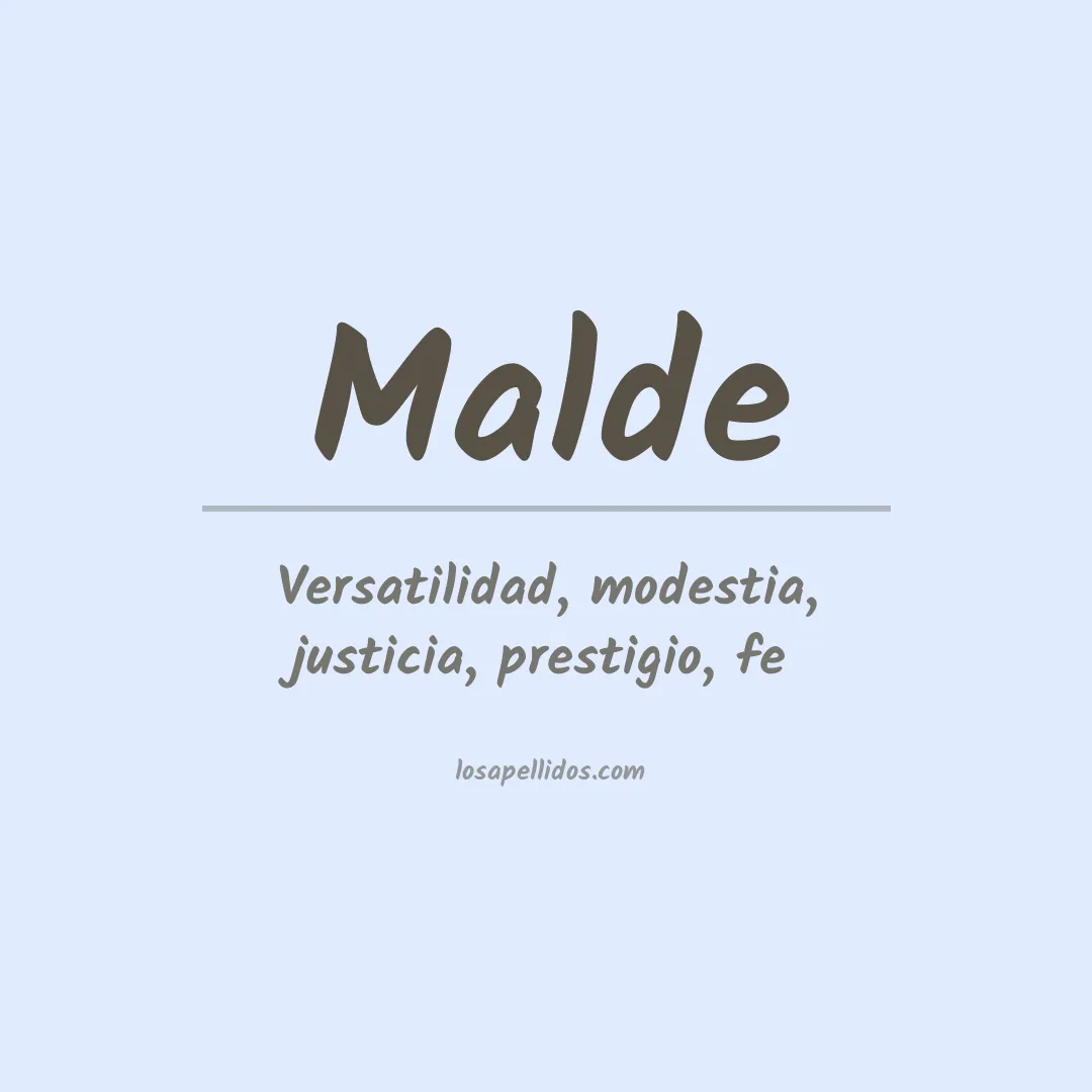 Apellido Malde