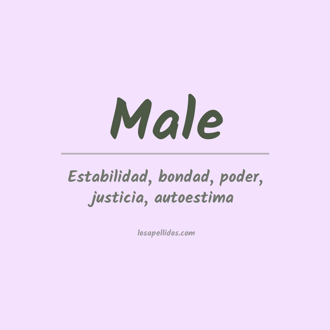 Apellido Male
