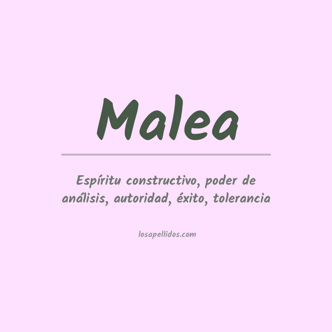 Apellido Malea