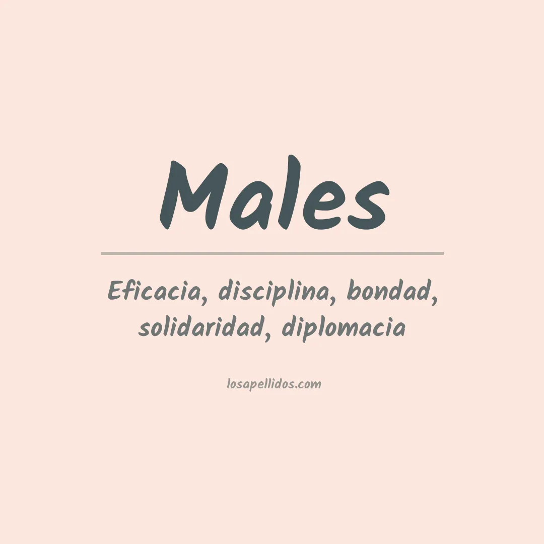 Apellido Males