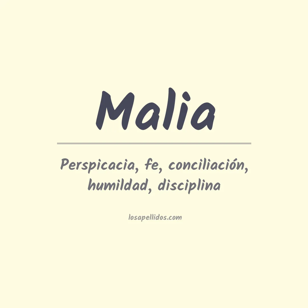Apellido Malia