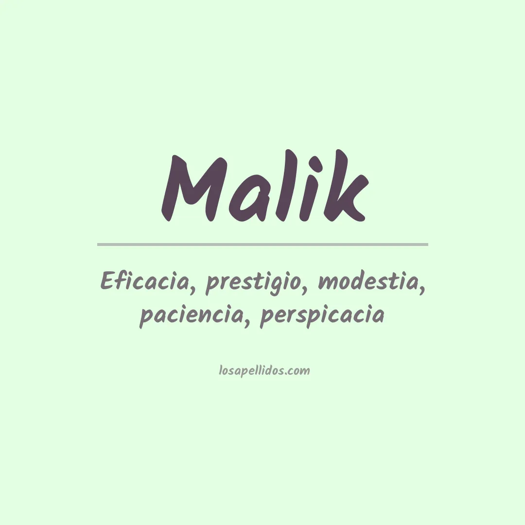 Apellido Malik