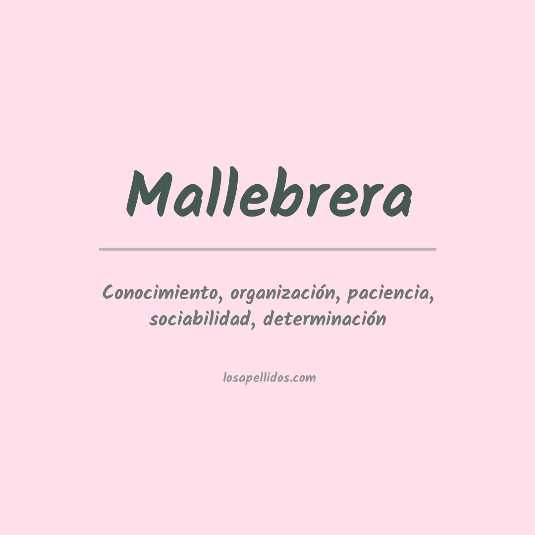 Apellido Mallebrera
