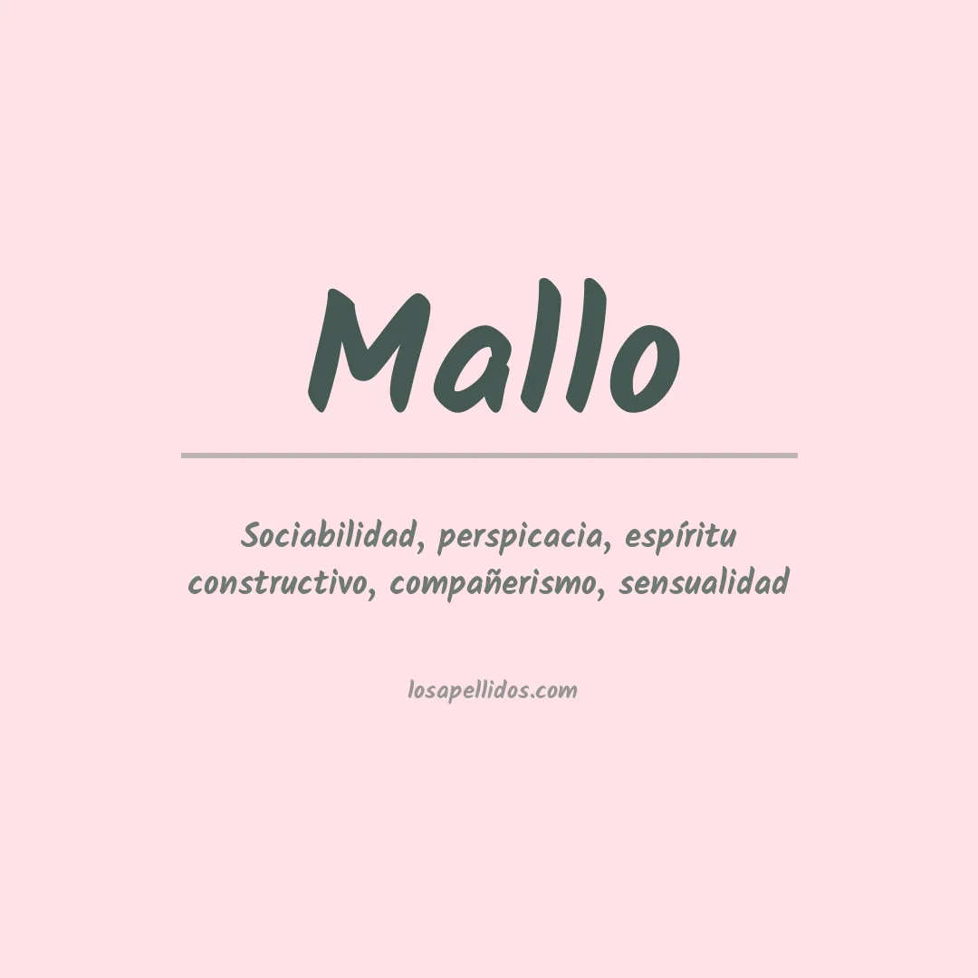 Apellido Mallo