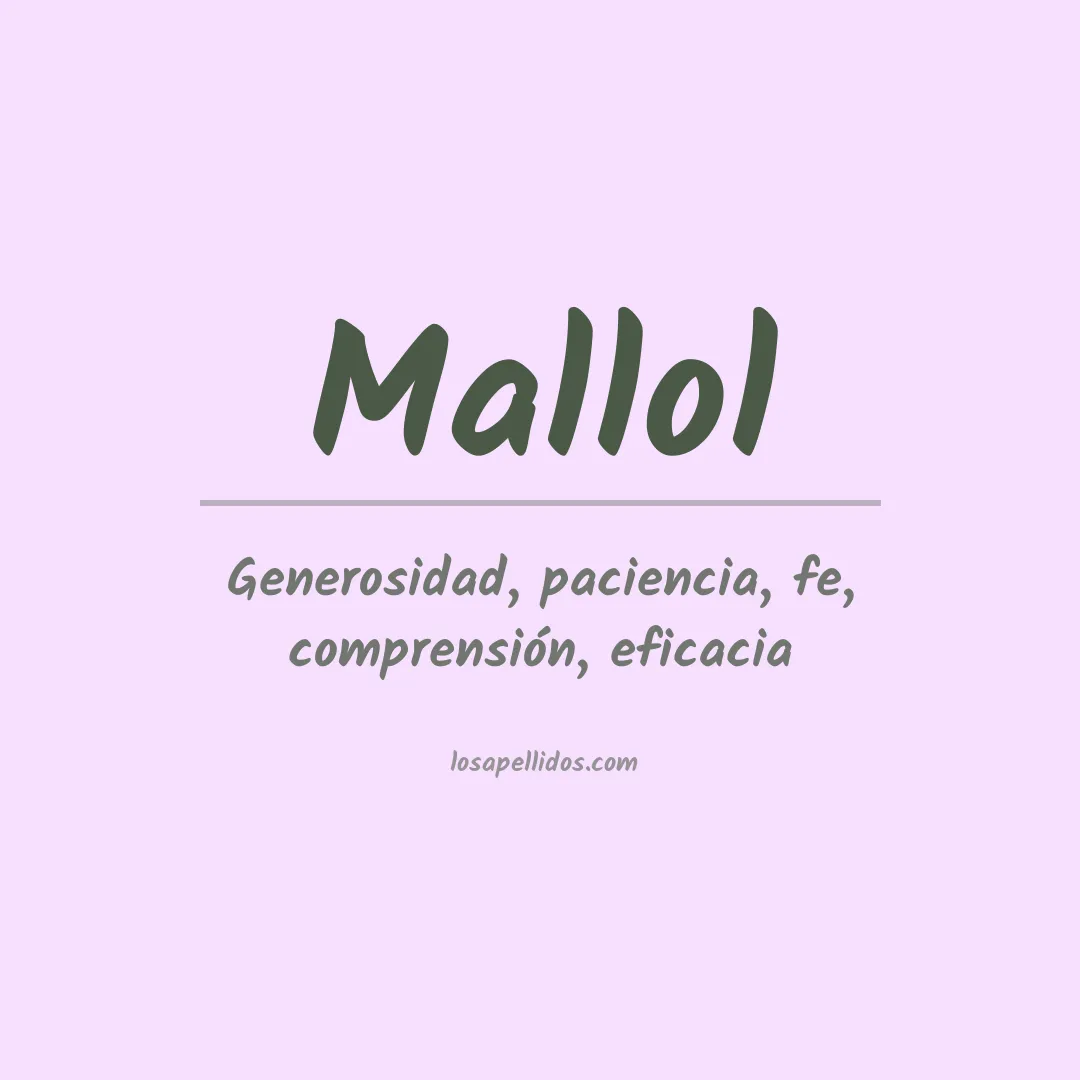 Apellido Mallol