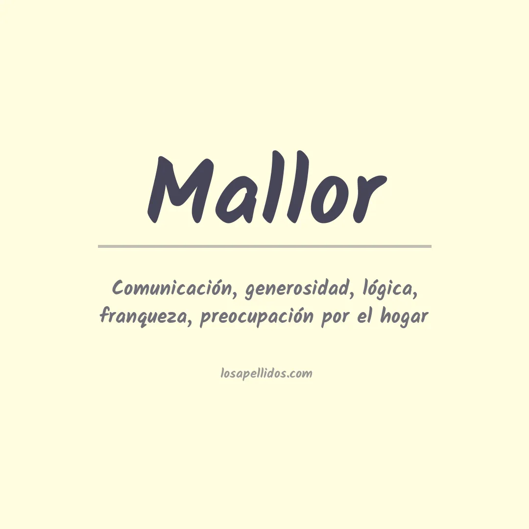 Apellido Mallor