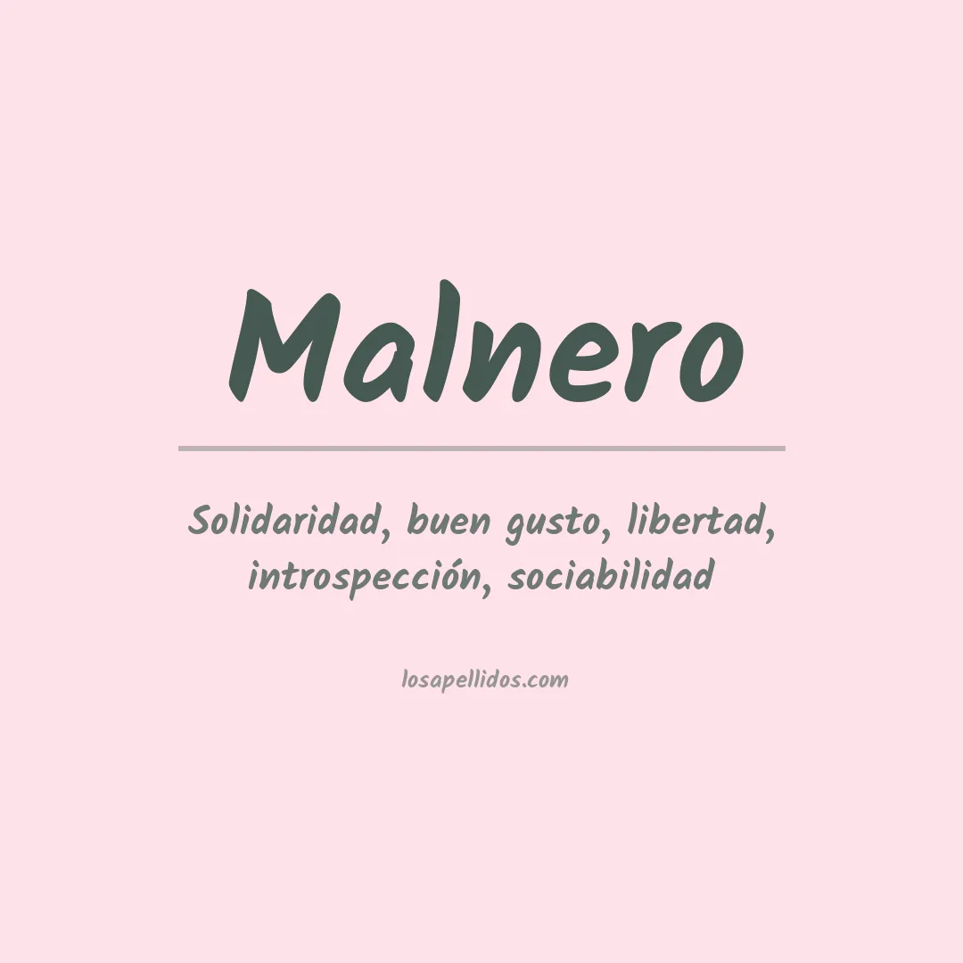 Apellido Malnero