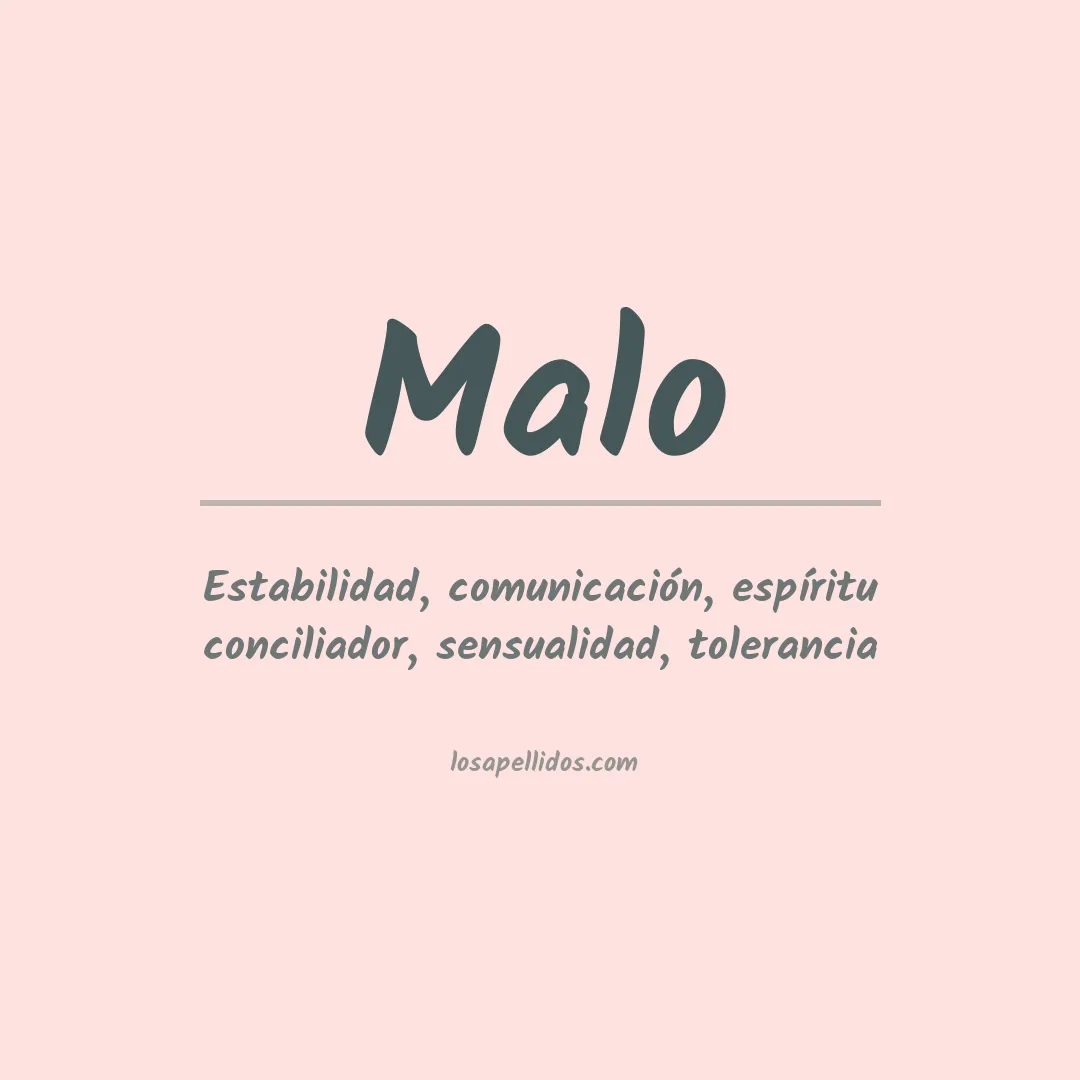 Apellido Malo