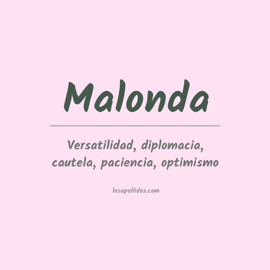 Apellido Malonda