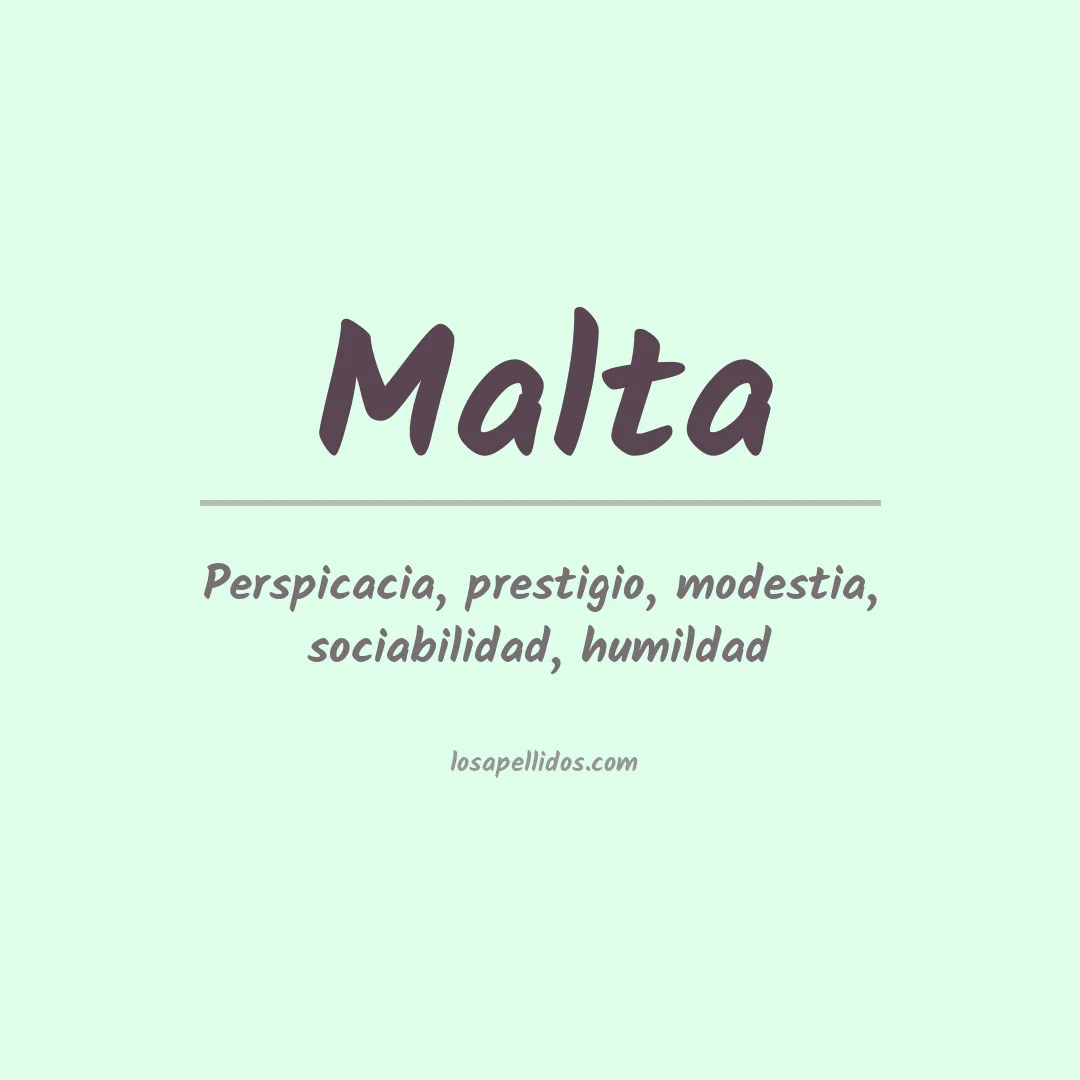 Apellido Malta