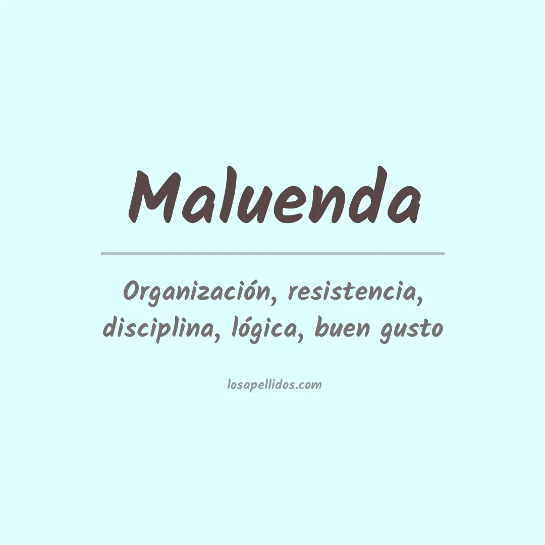 Apellido Maluenda