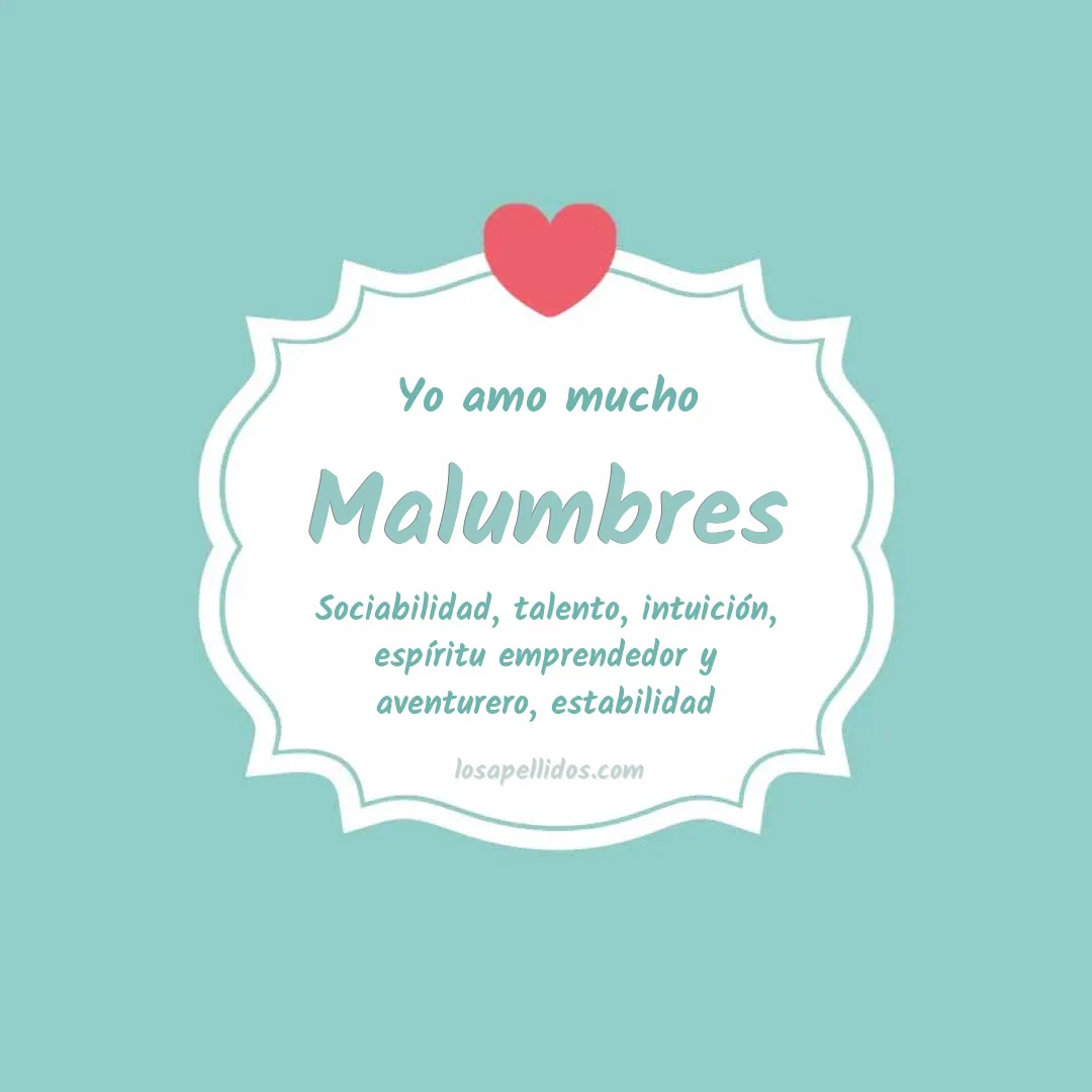 Yo amo mucho Malumbres