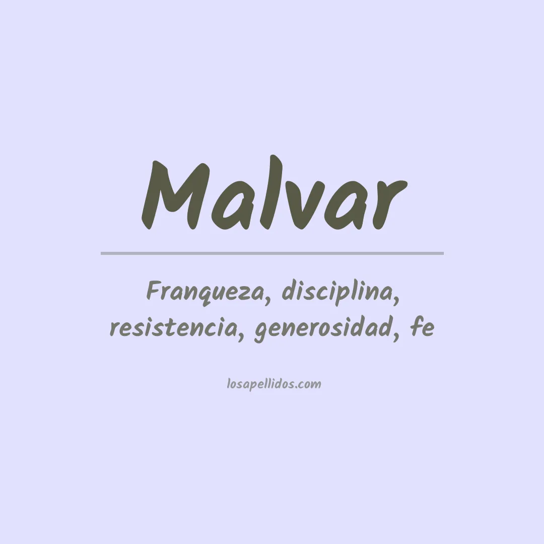 Apellido Malvar