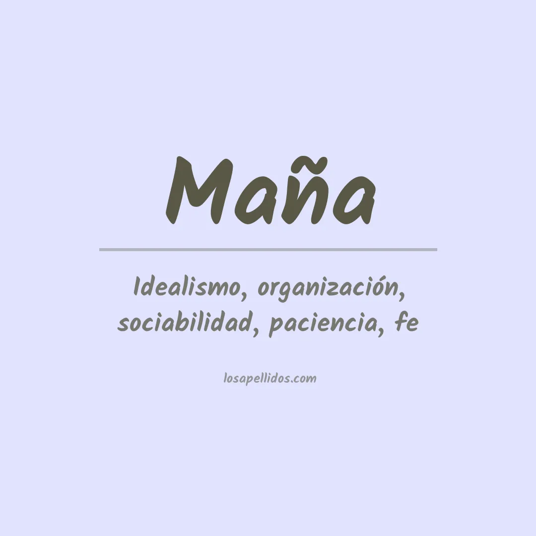 Apellido Maña