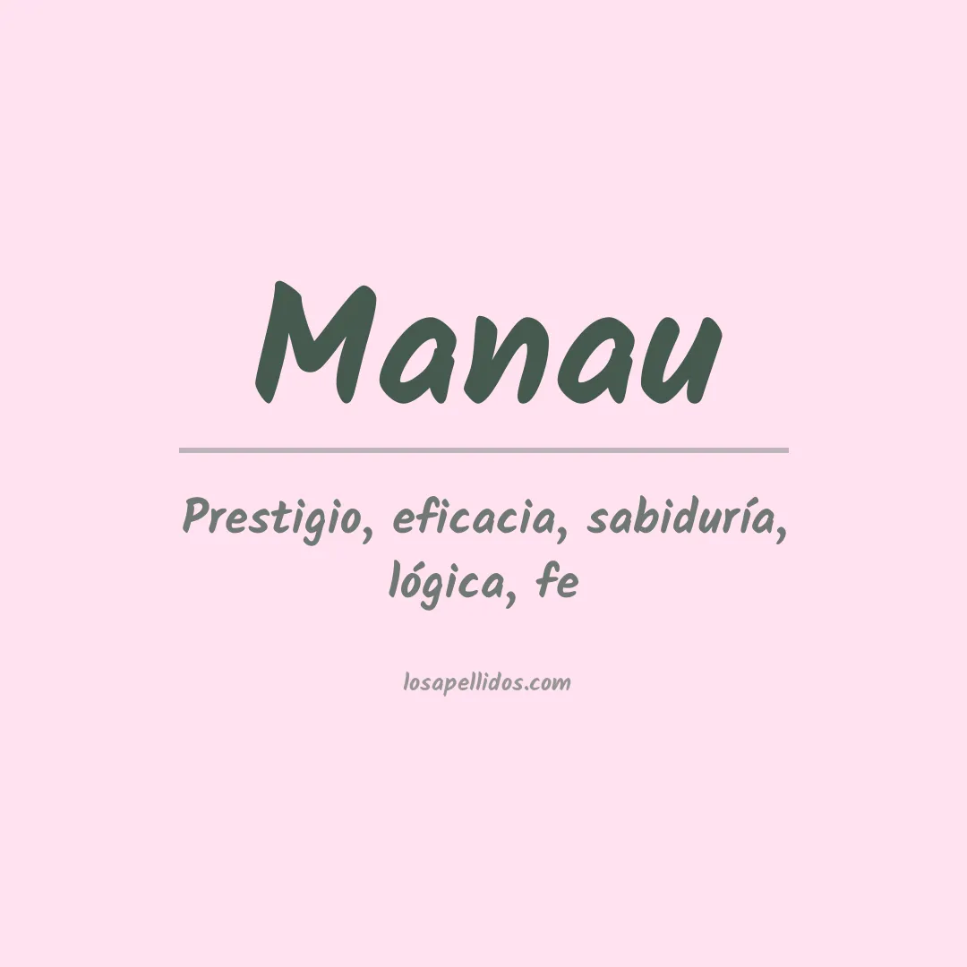 Apellido Manau