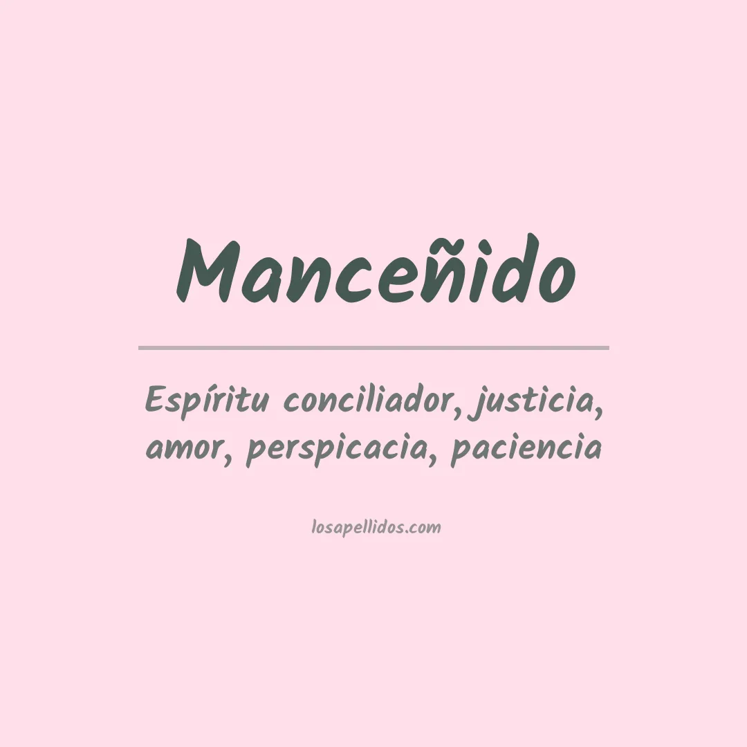 Apellido Manceñido