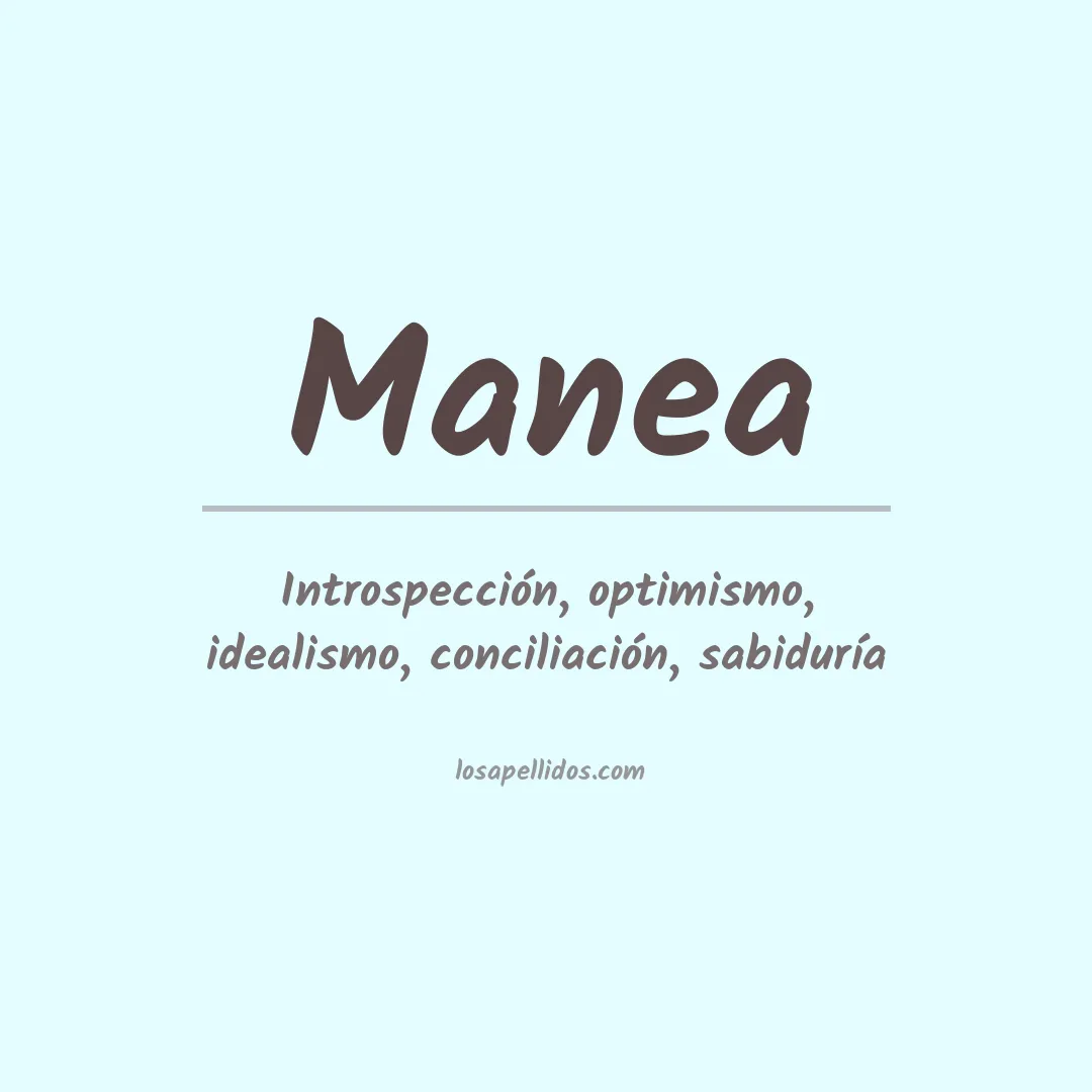 Apellido Manea