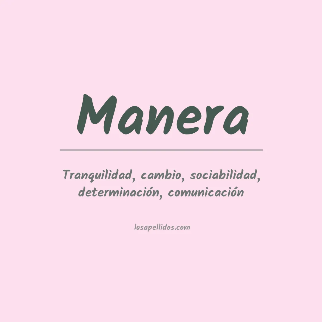 Apellido Manera