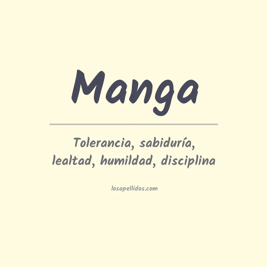 Apellido Manga