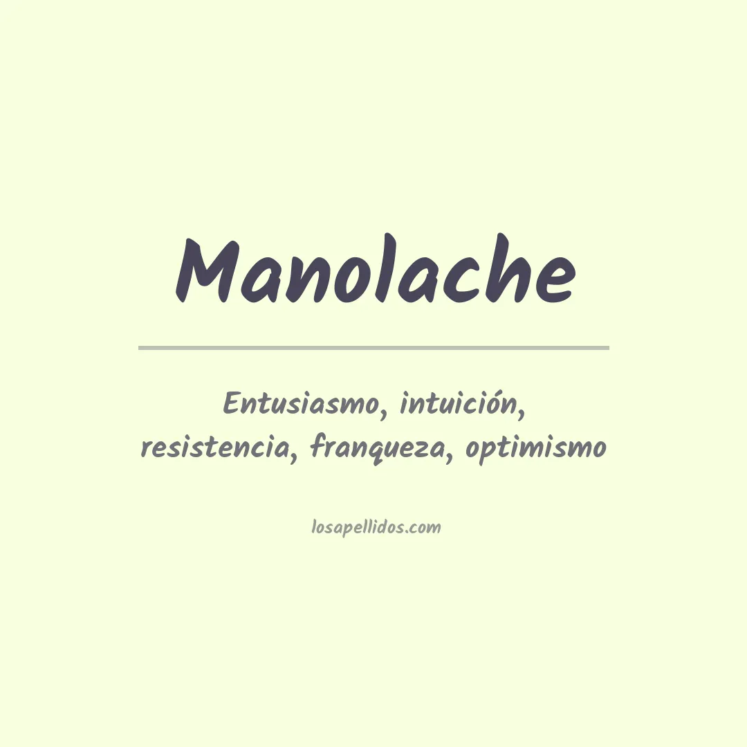 Apellido Manolache