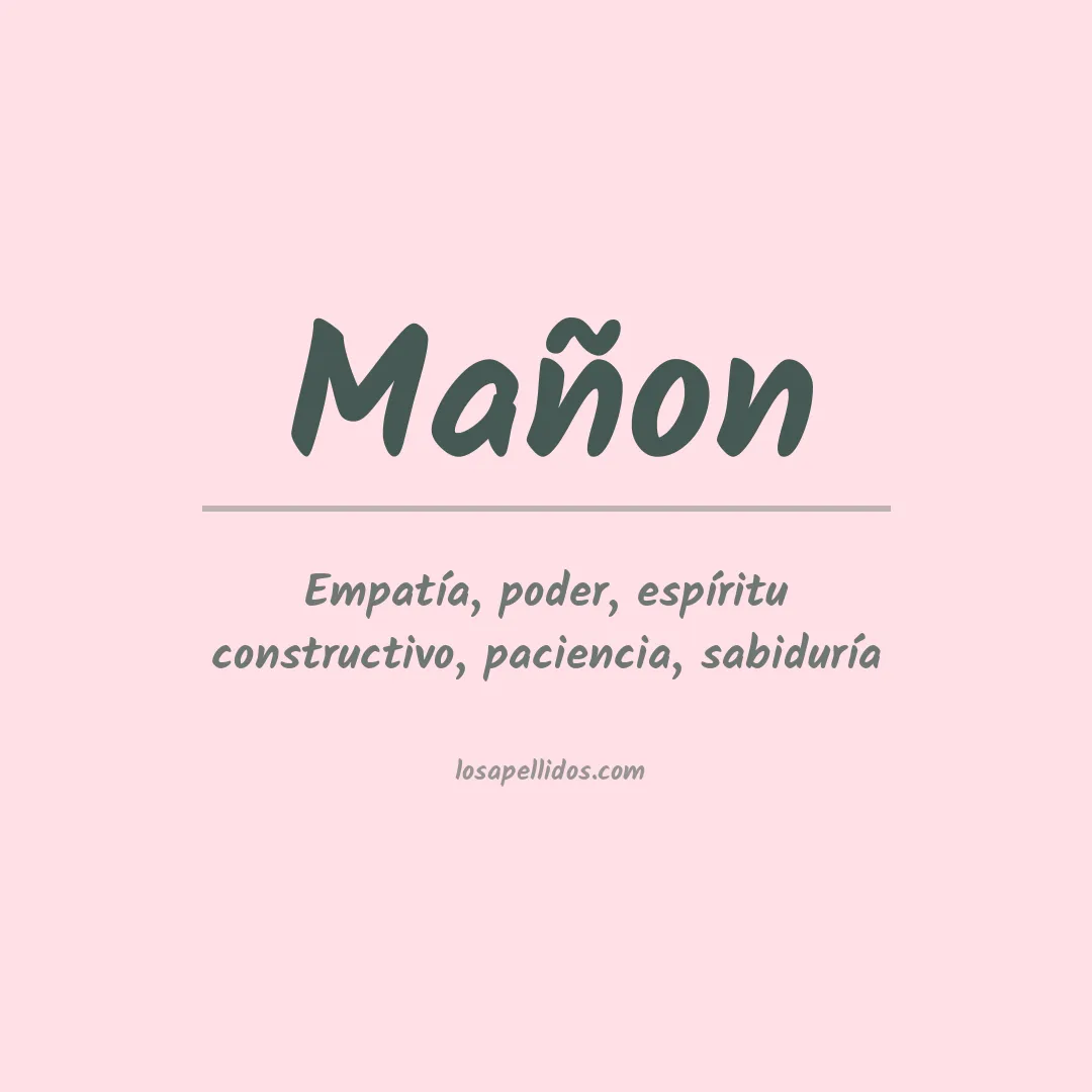 Apellido Mañon